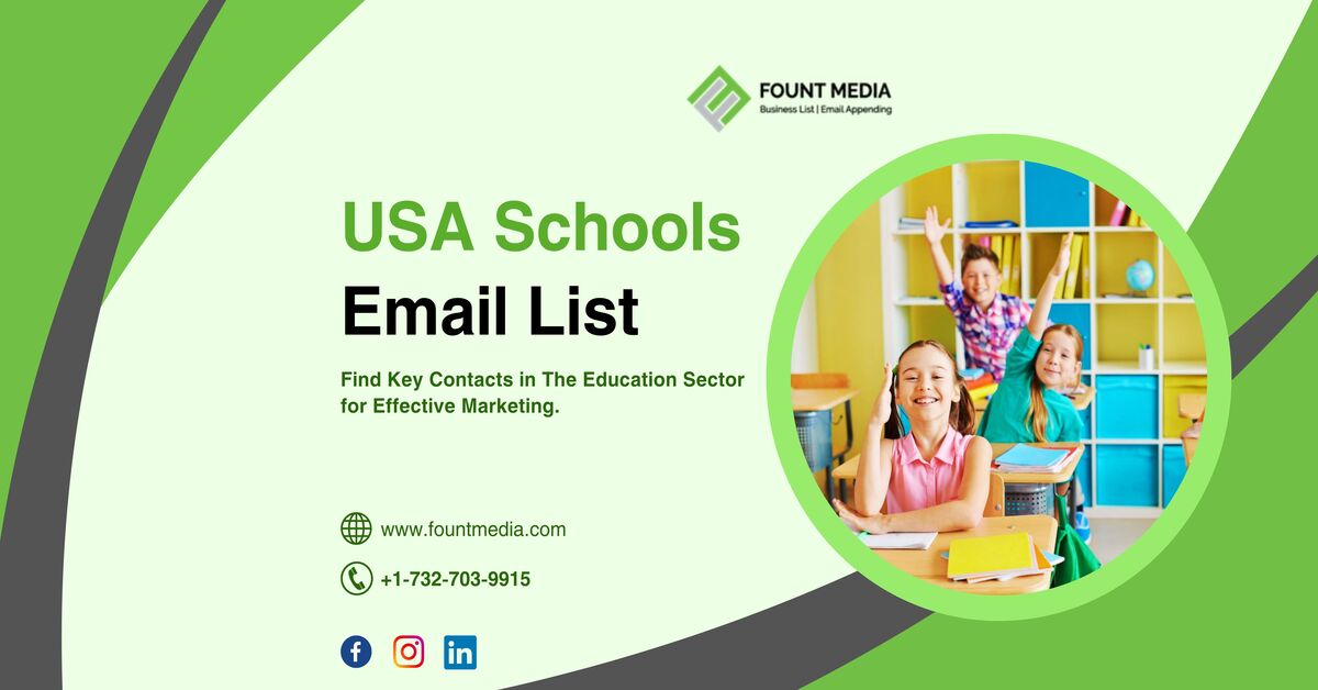 Schools Email List | Schools Mailing Lists -100% Trusted Database