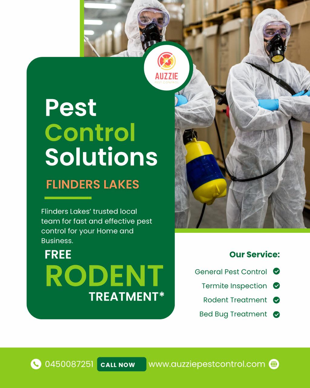 Pest Control Services in Flinders Lakes - Auzzie Pest Control