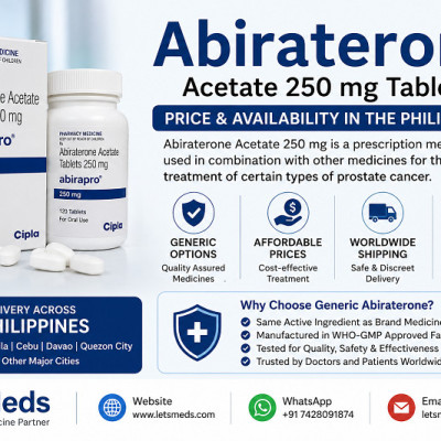Planning to Buy Abiraterone 250 mg Online in Philippines or Worlwide? Profile Picture